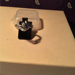 Ladies designer real diamond ring